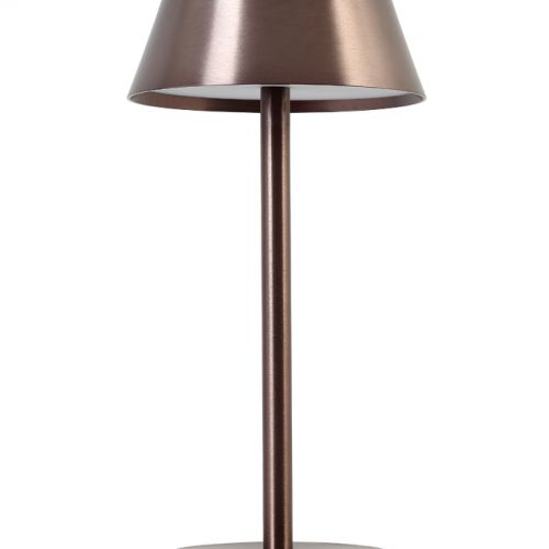 Аккумуляторная настольная лампа Crystal Lux SANTA LG1 COFFEE